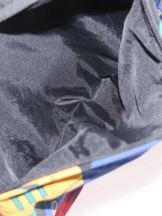 SAINT LAURENT Backpack Nylon Multicolor Gold
